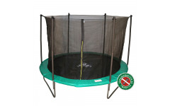 Батут DFC JUMP 14ft складной, c сеткой, цвет green