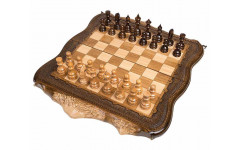 Шахматы + Нарды резные Арарат 50 Ohanyan