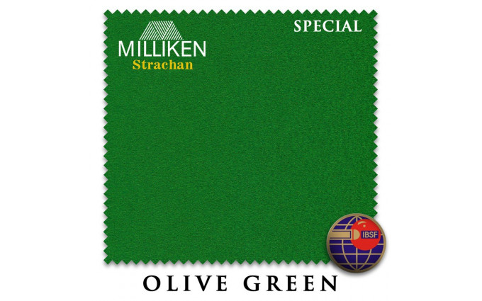 Сукно Milliken Strachan Snooker Special 191см Olive Green