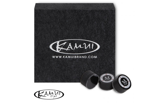 Наклейка для кия Kamui Clear Black ø14мм Medium 1шт.