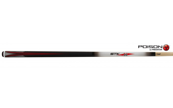 Кий Poison VX⁴ Striker White and Black GTX™ Grip 2PC Пул 19oz