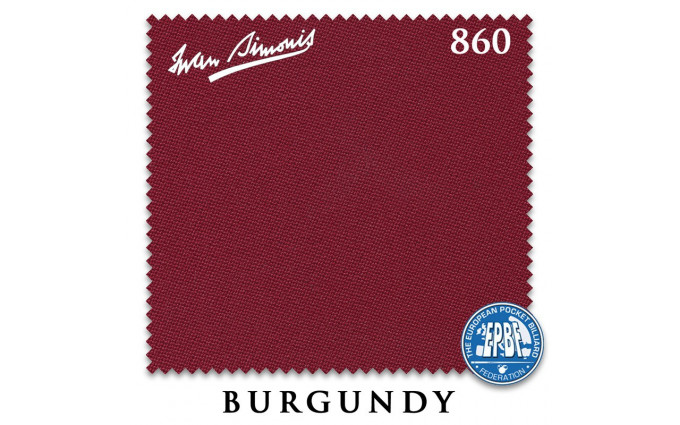 Сукно Iwan Simonis 860 198см Burgundy