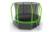 Батут EVO JUMP Cosmo 12ft (Green) + Lower net