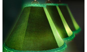 Лампа "Классика" 6 пл. металл (бархат зеленый)