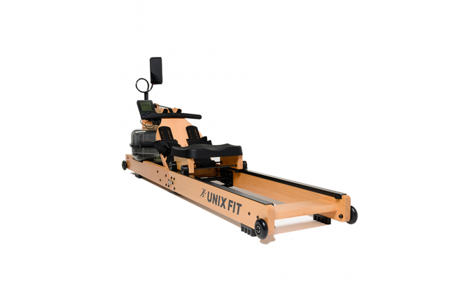 Гребной тренажер UNIX Fit Wood Rower Light