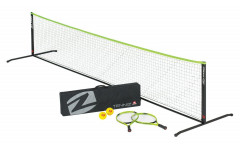 Складной комплект для игры в большой / пляжный теннис (2 ракетки, 2 мяча, сетка)
